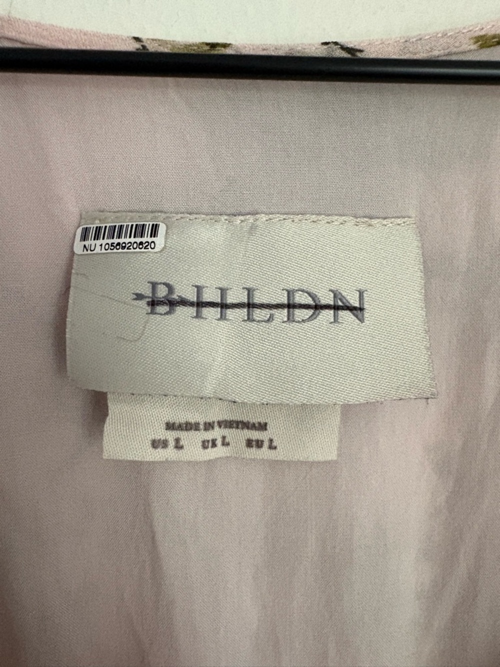 BHLDN Liana Printed V-Neck Long-Sleeve Maxi Dress Women’s Large EUC Elegant Chic - Picture 4 of 7